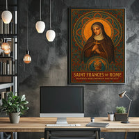 Saint Frances Of Rome Poster