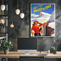 Winter in Vallée de Joux Poster PosterGoat