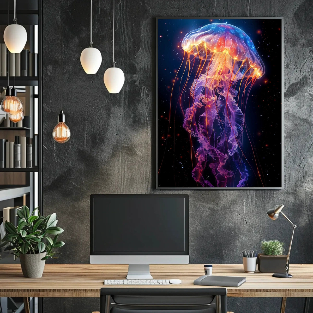 Cosmic Jellyfish Poster