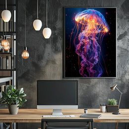Cosmic Jellyfish Poster