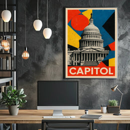 Capitol Art Poster