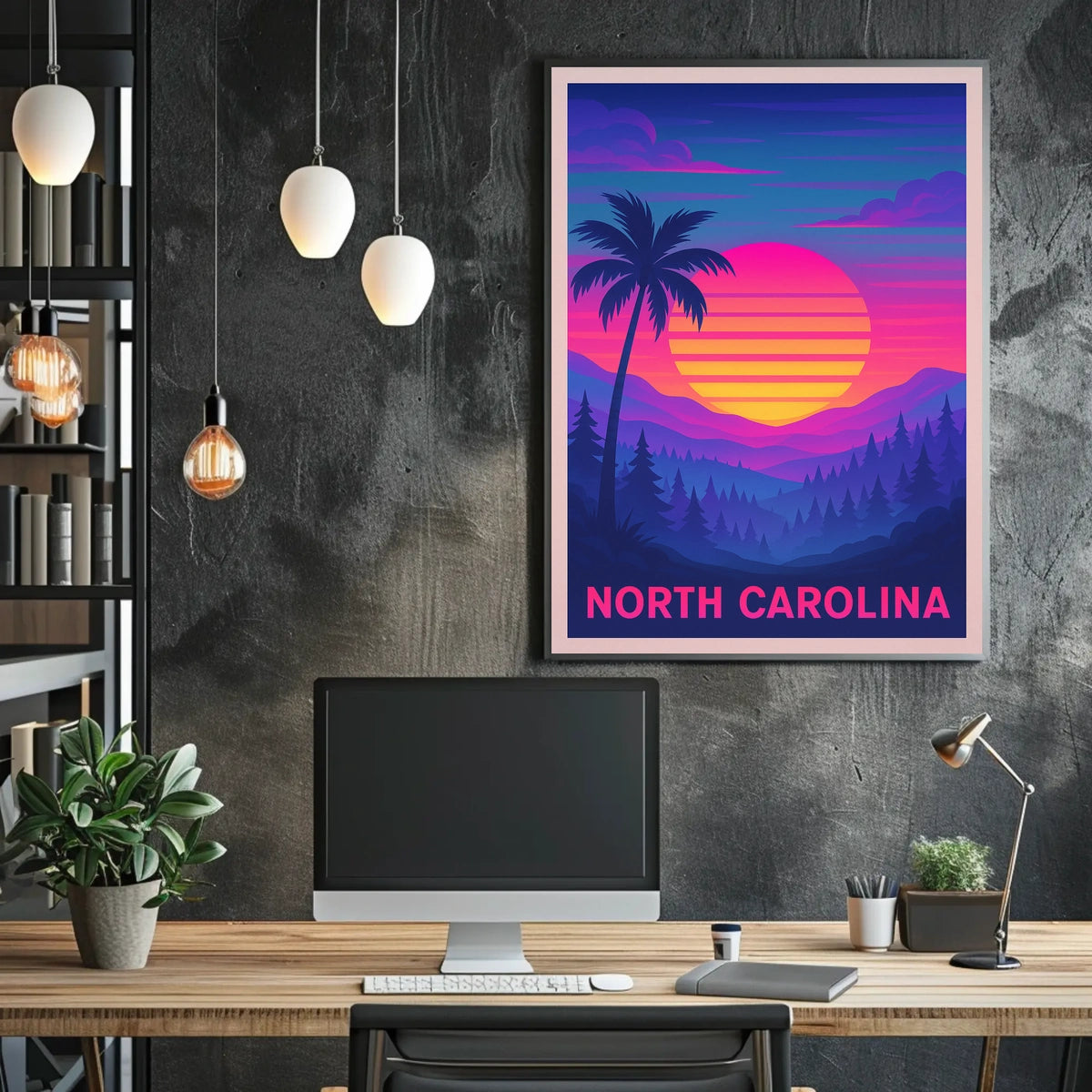 North Carolina Sunset Poster