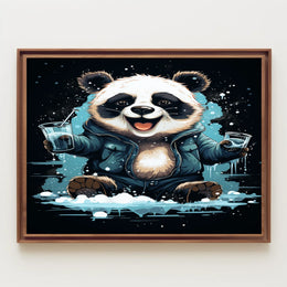 Cool Panda Vibes Poster