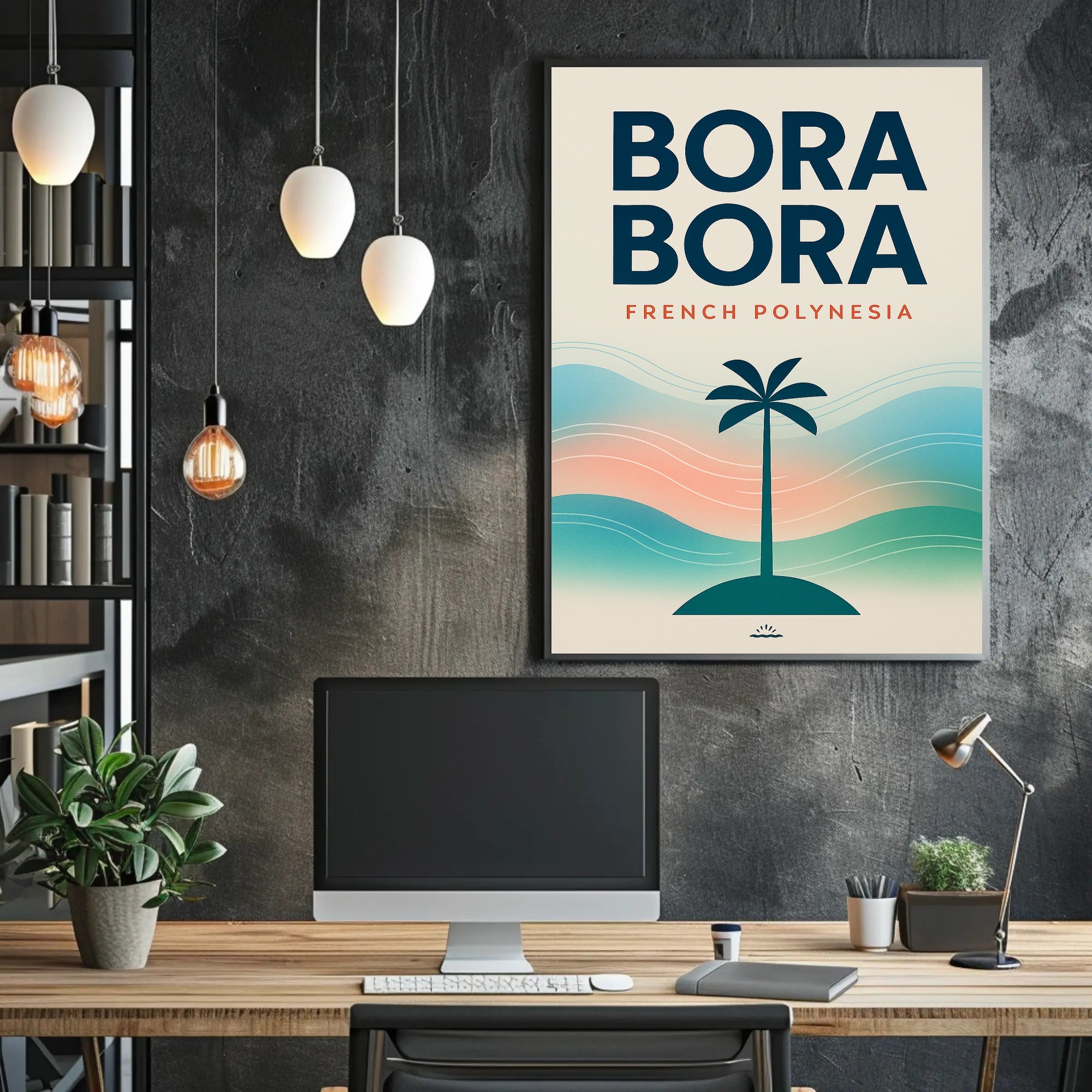 Bora Bora French Polynesia Poster PosterGoat