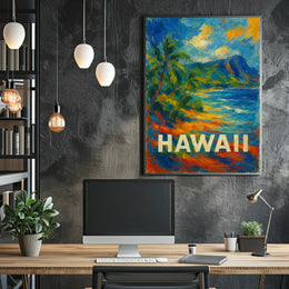 Hawaii Tropical Paradise Poster