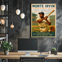 Monte Irvin A Baseball Legend Poster PosterGoat