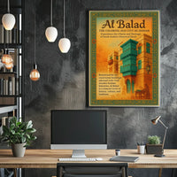 Al Balad The Colorful Old City Of Poster