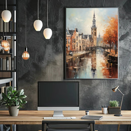 Autumn In Amsterdam Poster