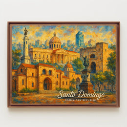 Santo Domingo Dominican Republic Poster