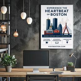 Experience the Heartbeat of Boston Poster