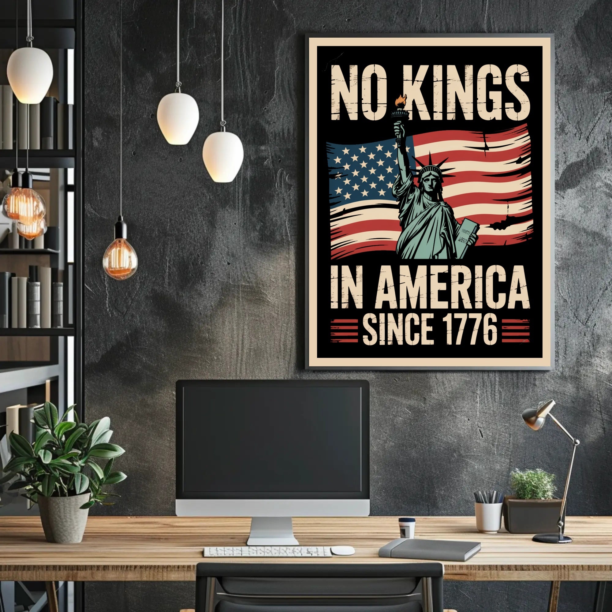 Patriotic Independence Statue of Liberty Political or Propaganda Poster