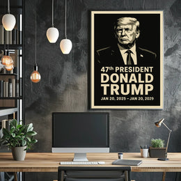 Donald Trump 47th President Poster