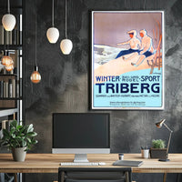 Winter Sports in Triberg Poster PosterGoat
