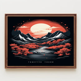 Mystical Landscape Poster