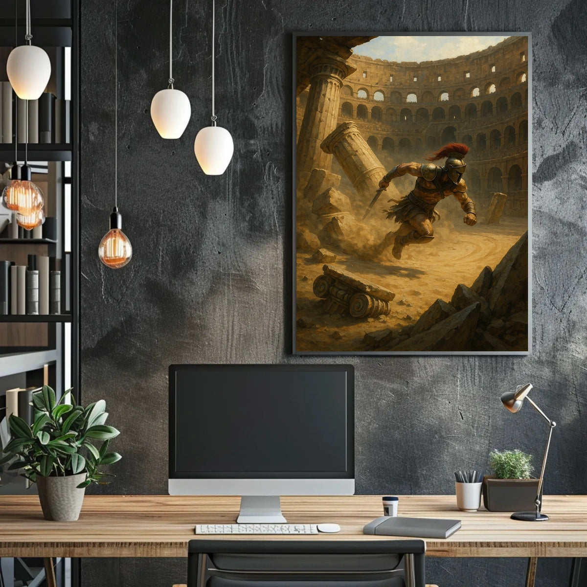 Gladiator in the Arena Poster