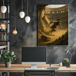 Gladiator in the Arena Poster