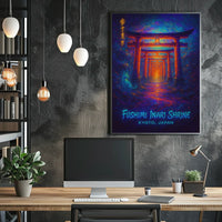 Fushimi Inari Shrine Kyoto Japan Torii Poster