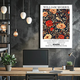 19th Century William Morris Art Exhibition Cultural Poster