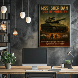 M551 Sheridan Icon Of Mobility Poster