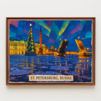 St. Petersburg, Russia Winter Splendor Poster