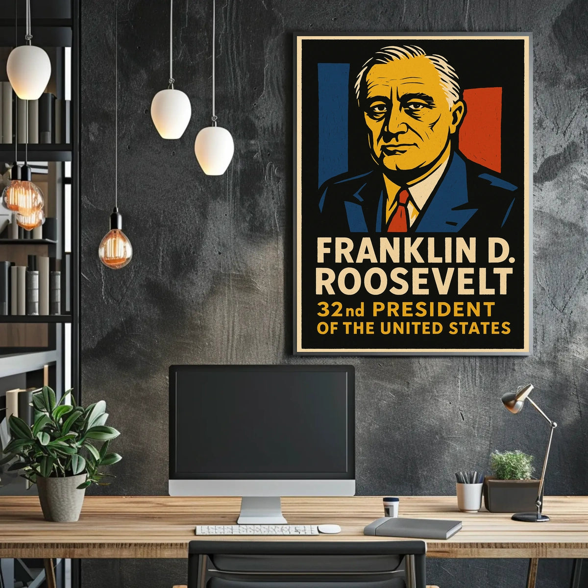 Franklin D. Roosevelt 32Nd President Poster