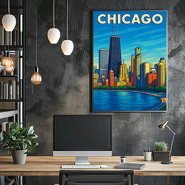 Chicago Skyline Poster