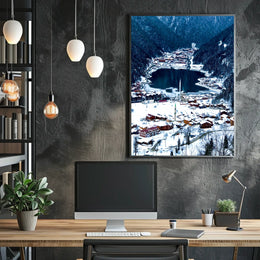Winter Wonderland In The Mountains Poster