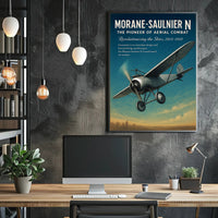 Morane-Saulnier N The Pioneer of Aerial Combat Poster PosterGoat
