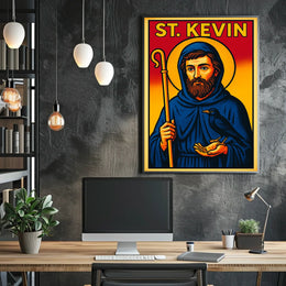 St. Kevin Iconography Poster