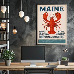 Discover Maine Poster