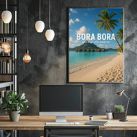 Bora Bora Tropical Paradise Travel Poster PosterGoat
