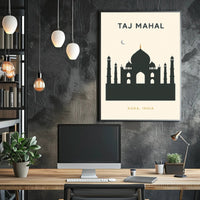 Taj Mahal Agra, India Poster PosterGoat
