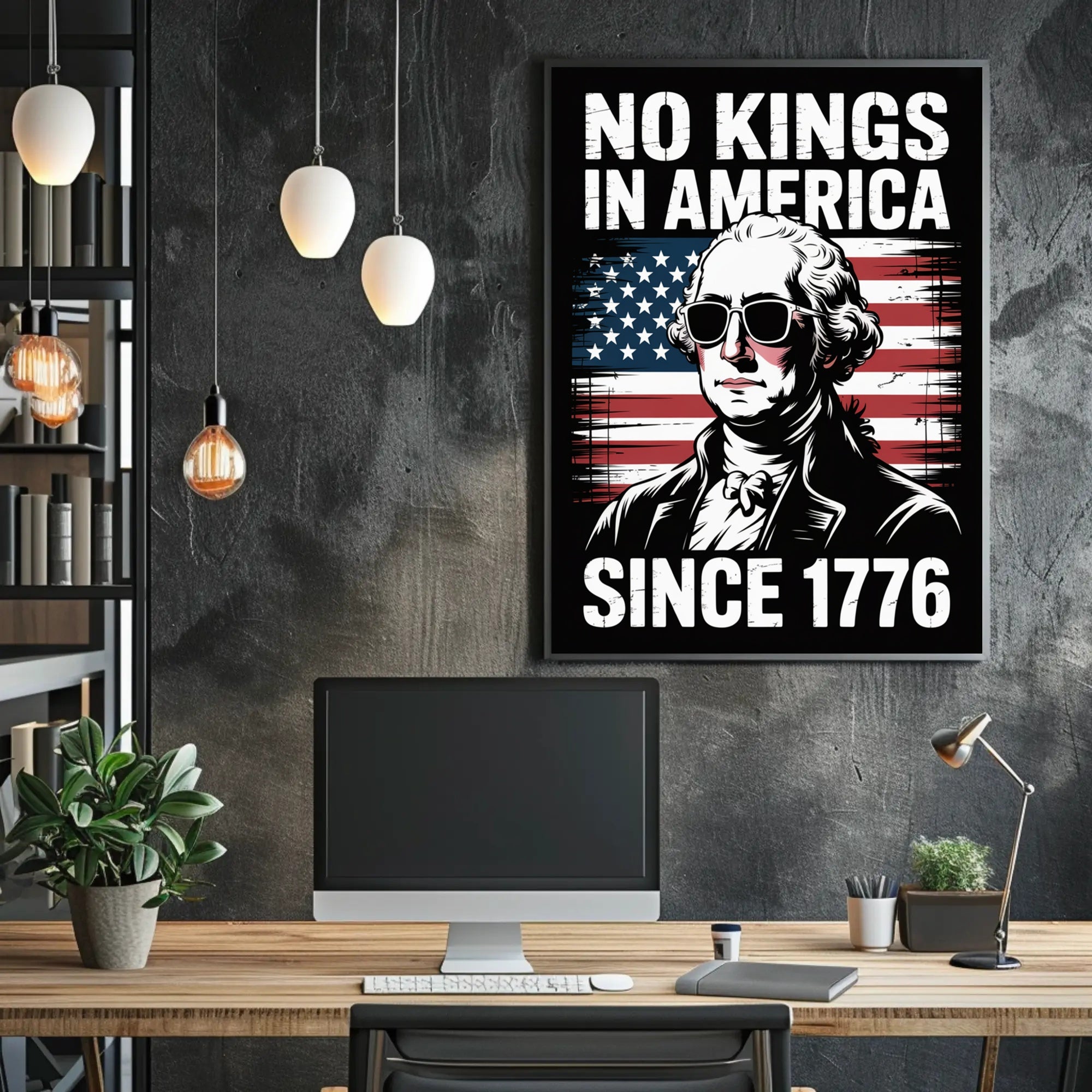 American Independence Founding Father Vintage Historical or Presidential Poster