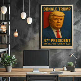 Donald Trump Embarking on Historic Path Poster