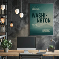 Washington A Tribute To The Evergreen Poster