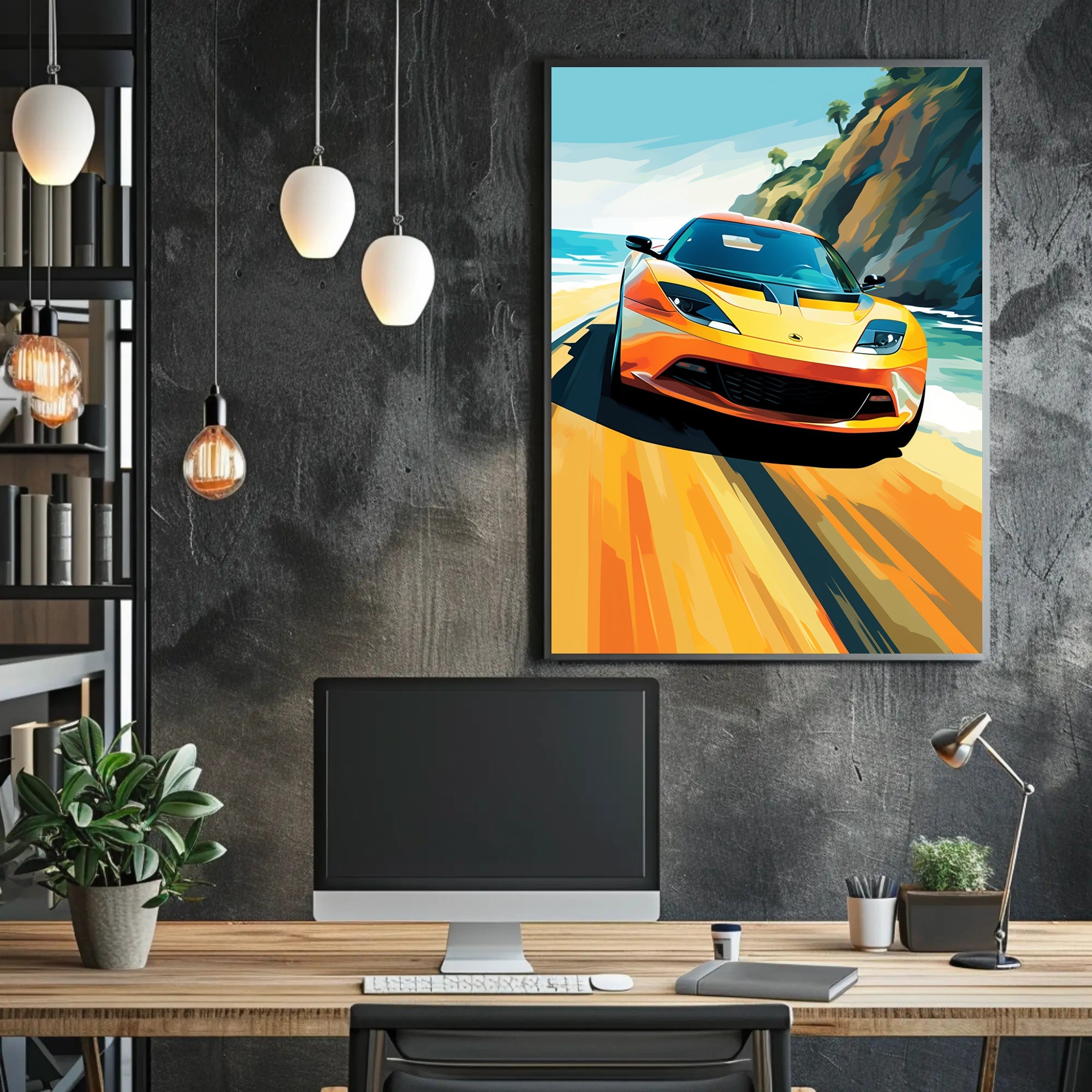 Coastal Speed Poster PosterGoat