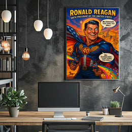Ronald Reagan – 40th President Poster PosterGoat