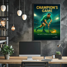 Champion's Game Sports Poster