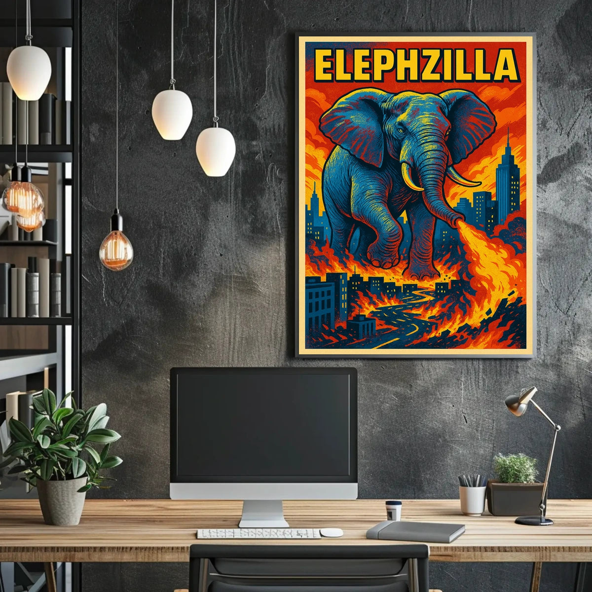 Elephzilla Rampage Poster
