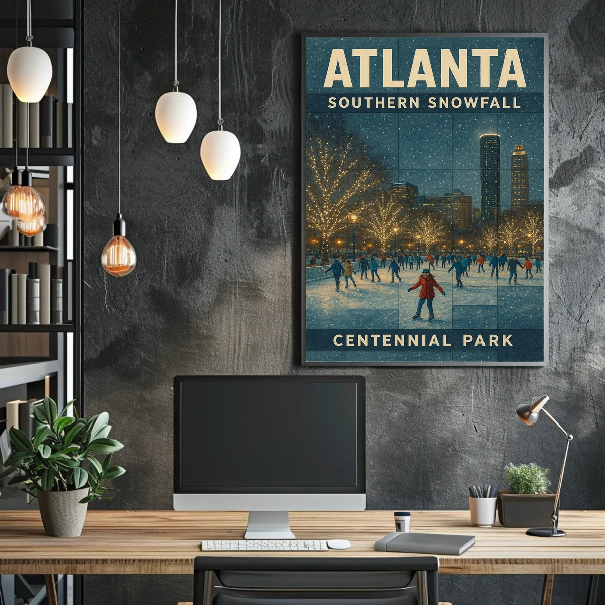 Atlanta Winter Wonderland Poster