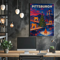 Pittsburgh Winter Wonderland Poster