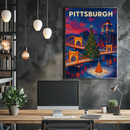 Pittsburgh Winter Wonderland Poster