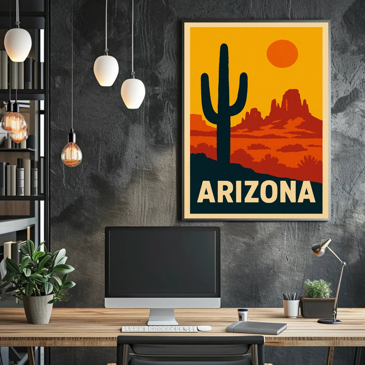 Arizona Desert Landscape Poster