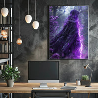 Enigmatic Figure in the Forest Art Print Poster for Home Decor PosterGoat