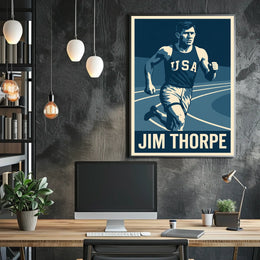 Jim Thorpe Athletic Legend Poster