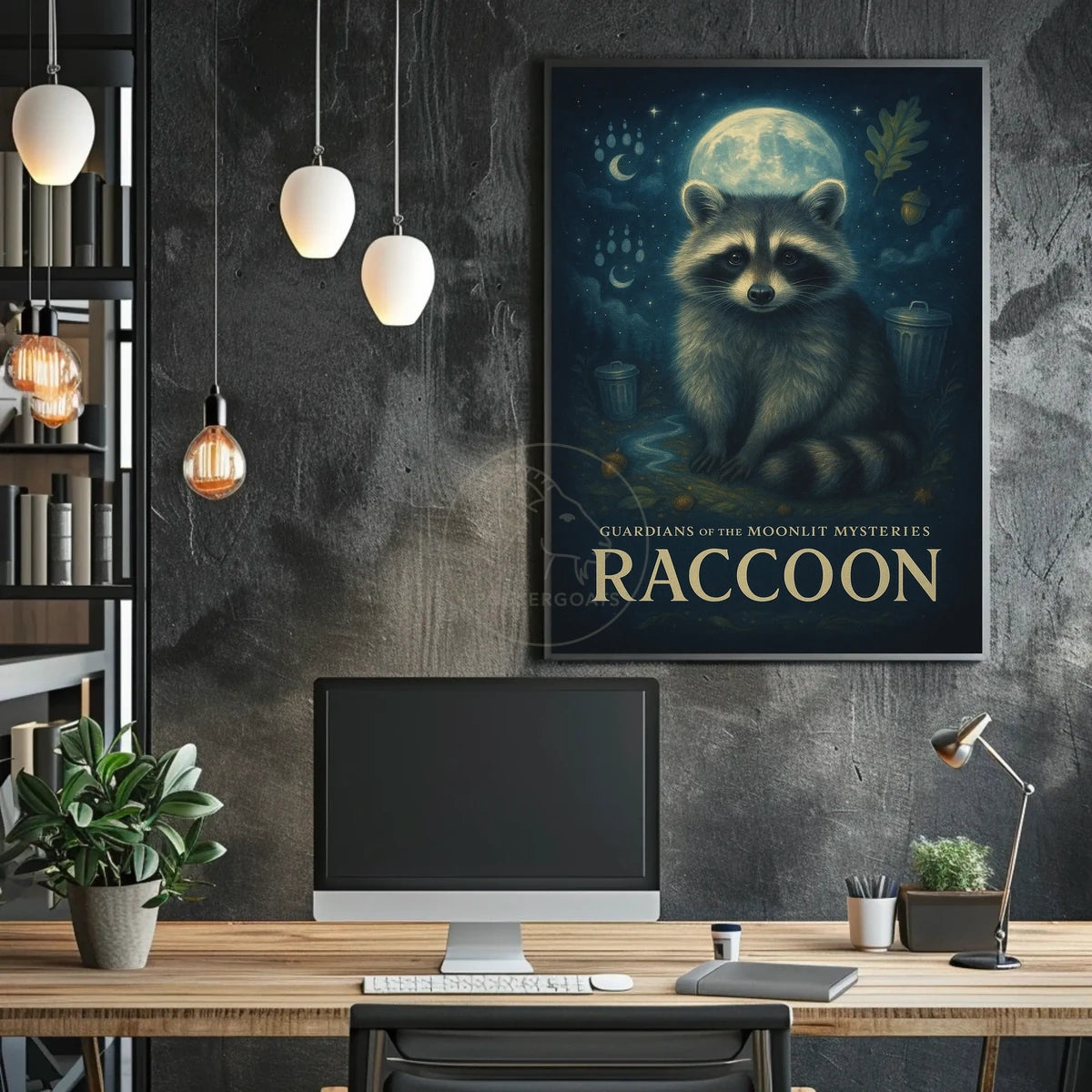 Guardians Raccoon Adventure Art: Animal Poster