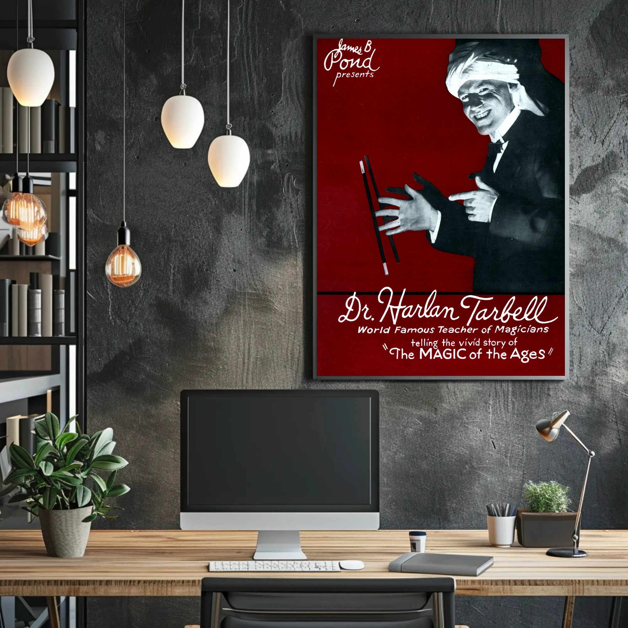 The Magic of Dr. Harlan Tarbell Heritage Poster
