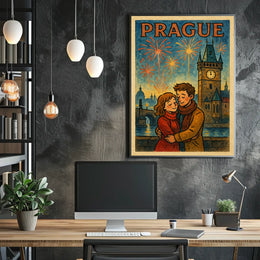 Artistic Vibes: Abstract Colors and Shapes Poster