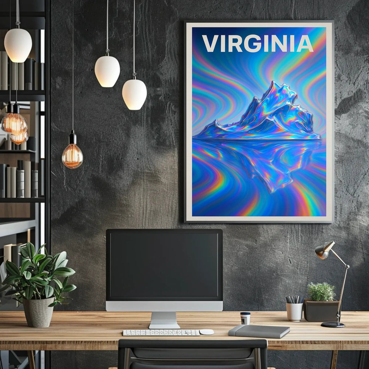 Virginia Vibrant Reflections Poster