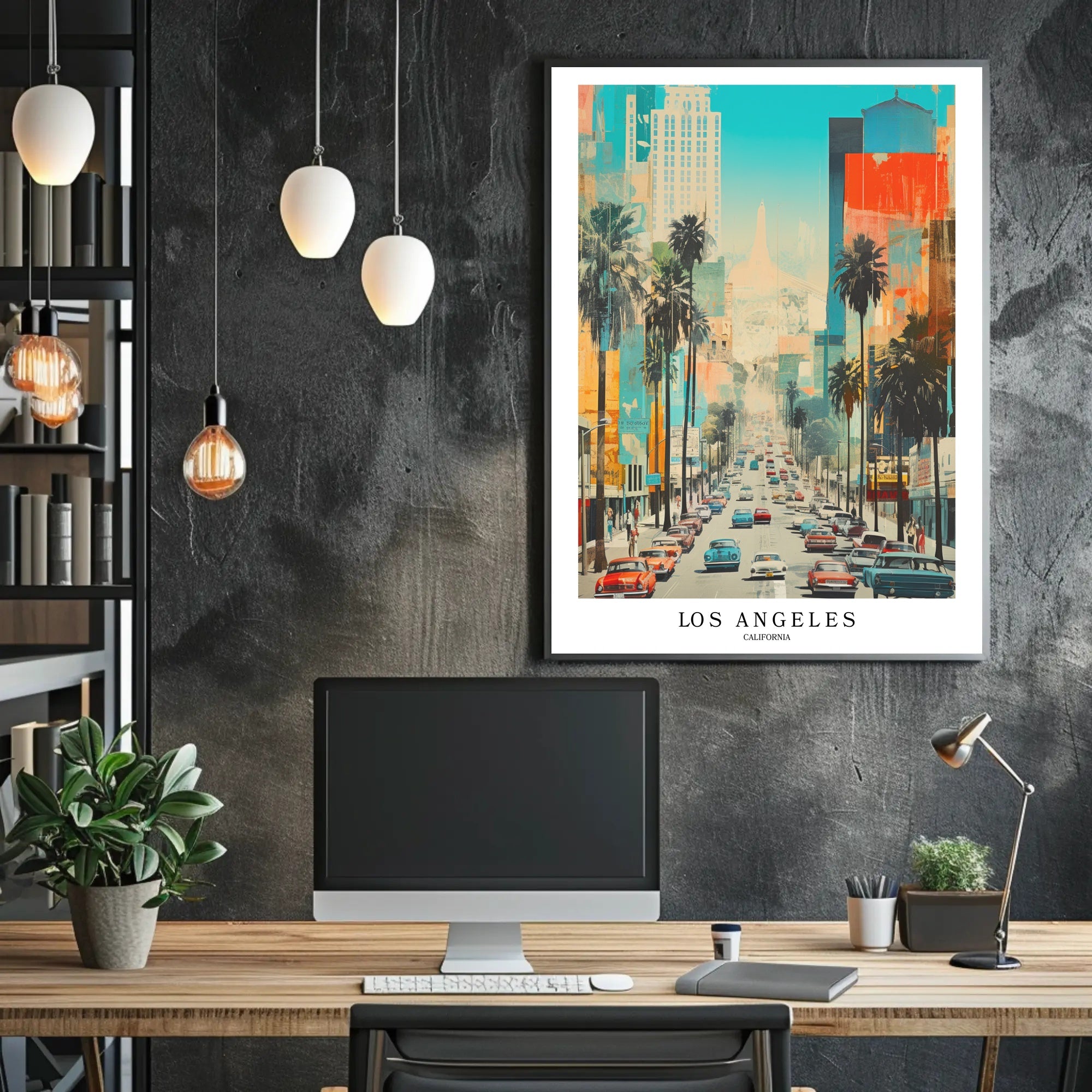 Los Angeles Vibes Poster PosterGoat